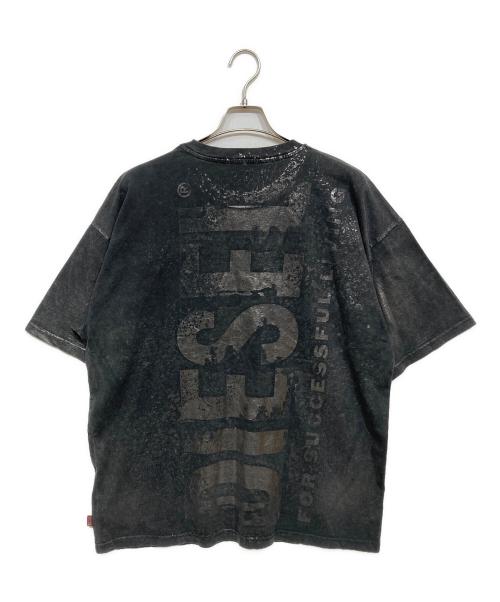 DIESEL（ディーゼル）DIESEL (ディーゼル) プリントTシャツ ブラック サイズ:XLの古着・服飾アイテム