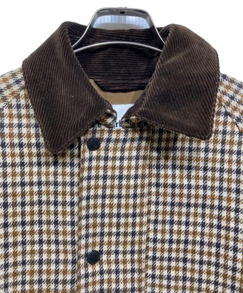 Barbour（バブアー）Barbour (バブアー) BURGHLEY WILLIAM BLISS（バーリーウィリアムブリス） ブラウン×ベージュ サイズ:10の古着・服飾アイテム