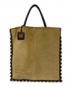 LOEWEロエベ）の古着「アナグラムスエードトートバッグ」｜ブラウン×ベージュ