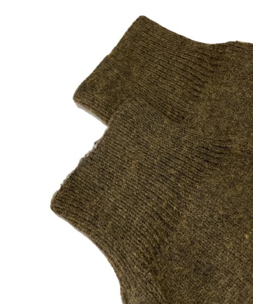 COMME des GARCONS HOMME DEUX（コムデギャルソン オム ドゥ）COMME des GARCONS HOMME DEUX (コムデギャルソン オム ドゥ) Vネックカーディガン オリーブ サイズ:Mの古着・服飾アイテム