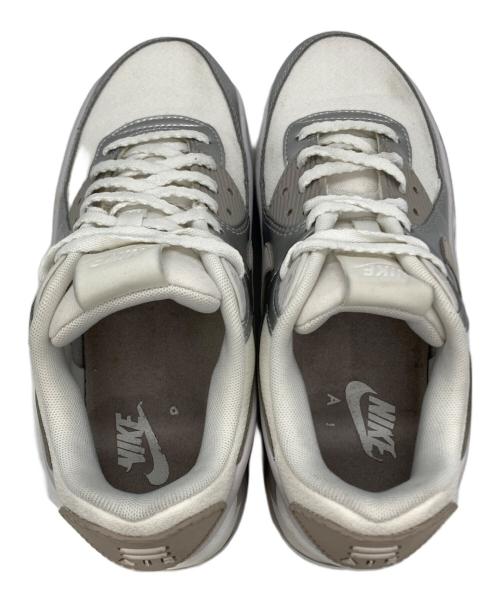 NIKE（ナイキ）NIKE (ナイキ) AIR MAX 90 LV8 ホワイト×シルバー サイズ:23.5cmの古着・服飾アイテム