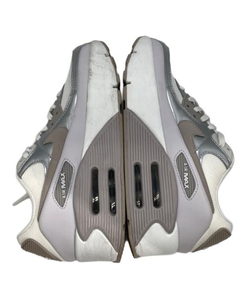 NIKE（ナイキ）NIKE (ナイキ) AIR MAX 90 LV8 ホワイト×シルバー サイズ:23.5cmの古着・服飾アイテム