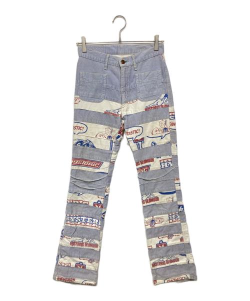 Hysteric Glamour（ヒステリックグラマー）Hysteric Glamour (ヒステリックグラマー) KINKY ツギハギコーデュロイパンツ パープル サイズ:不明の古着・服飾アイテム