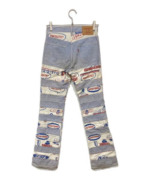 Hysteric Glamour（ヒステリックグラマー）Hysteric Glamour (ヒステリックグラマー) KINKY ツギハギコーデュロイパンツ パープル サイズ:不明の古着・服飾アイテム