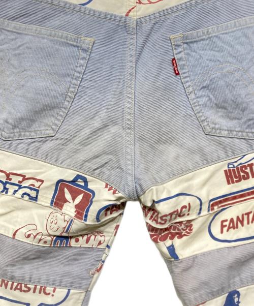 Hysteric Glamour（ヒステリックグラマー）Hysteric Glamour (ヒステリックグラマー) KINKY ツギハギコーデュロイパンツ パープル サイズ:不明の古着・服飾アイテム