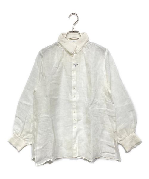 yunahica（ユナヒカ）yunahica (ユナヒカ) フリルブラウス ホワイト サイズ:1の古着・服飾アイテム