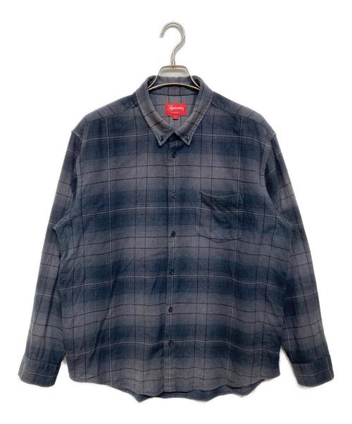 SUPREME（シュプリーム）Supreme (シュプリーム) shadow plaid flannel shirt グレー サイズ:Lの古着・服飾アイテム