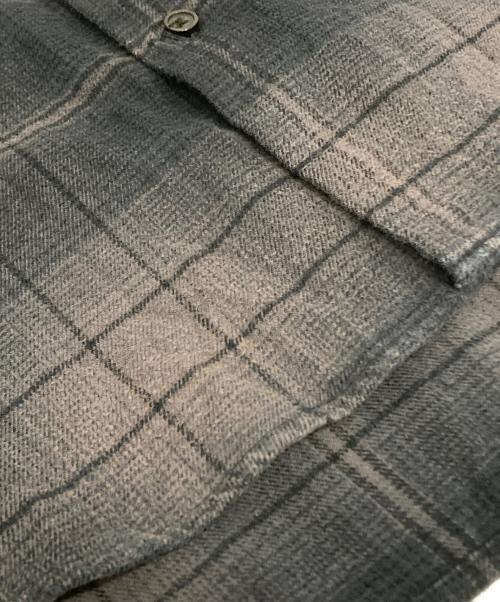 SUPREME（シュプリーム）Supreme (シュプリーム) shadow plaid flannel shirt グレー サイズ:Lの古着・服飾アイテム