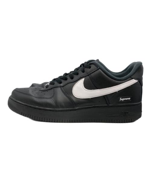 NIKE（ナイキ）NIKE (ナイキ) SUPREME (シュプリーム) Air Force 1 Low Black/White ブラック サイズ:28の古着・服飾アイテム