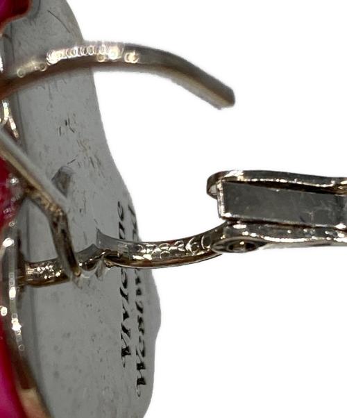 Vivienne Westwood（ヴィヴィアンウエストウッド）Vivienne Westwood (ヴィヴィアンウエストウッド) キャンドルハートモチーフピアス ピンク×シルバーの古着・服飾アイテム