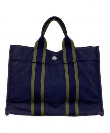 HERMES（エルメス）の古着「ハンドバッグ」｜ネイビー