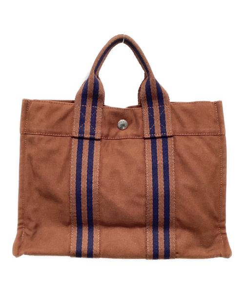 HERMES（エルメス）HERMES (エルメス) ハンドバッグ ブラウンの古着・服飾アイテム