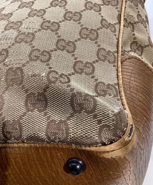 GUCCI（グッチ）GUCCI (グッチ) バンブ-トートバッグ ブラウンの古着・服飾アイテム