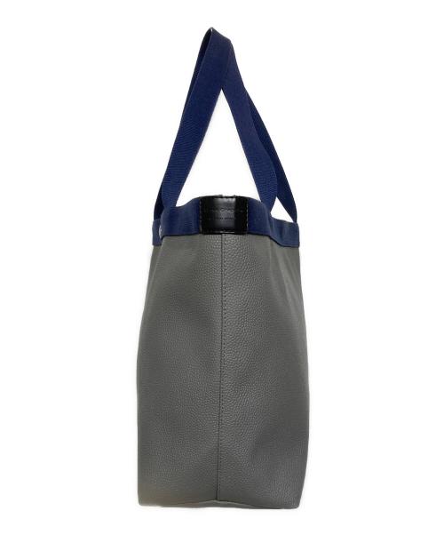 Herve Chapelier（エルベシャプリエ）Herve Chapelier (エルベシャプリエ) 舟形トートバッグ グレー×ネイビーの古着・服飾アイテム