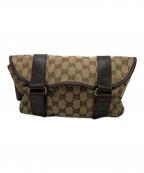 GUCCIグッチ）の古着「ショルダーバッグ」｜ベージュ