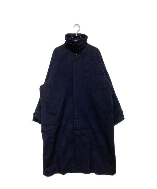 KAGURE（カグレ）KAGURE (カグレ) ウールバルカラーコート ネイビー サイズ:Freeの古着・服飾アイテム