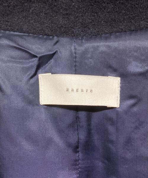 KAGURE（カグレ）KAGURE (カグレ) ウールバルカラーコート ネイビー サイズ:Freeの古着・服飾アイテム