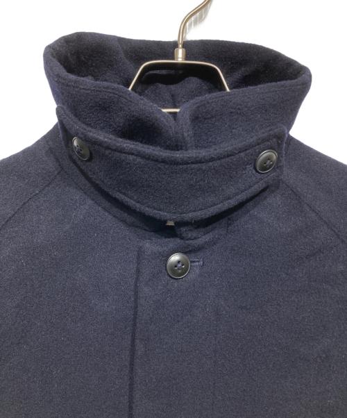 KAGURE（カグレ）KAGURE (カグレ) ウールバルカラーコート ネイビー サイズ:Freeの古着・服飾アイテム