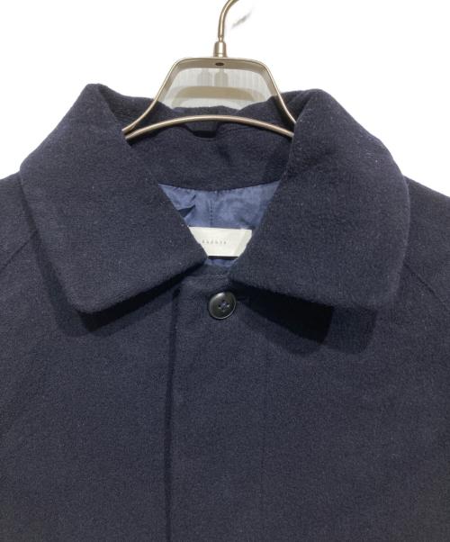 KAGURE（カグレ）KAGURE (カグレ) ウールバルカラーコート ネイビー サイズ:Freeの古着・服飾アイテム