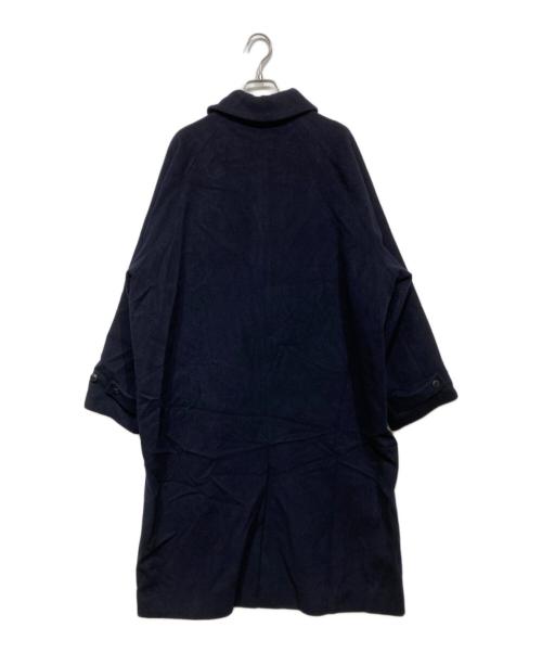 KAGURE（カグレ）KAGURE (カグレ) ウールバルカラーコート ネイビー サイズ:Freeの古着・服飾アイテム