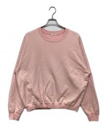 awasa（アワサ）の古着「Supima Aging Cotton Crew Neck Sweatshirt」｜ピンク