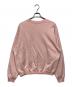 awasa (アワサ) Supima Aging Cotton Crew Neck Sweatshirt ピンク サイズ:2：12000円