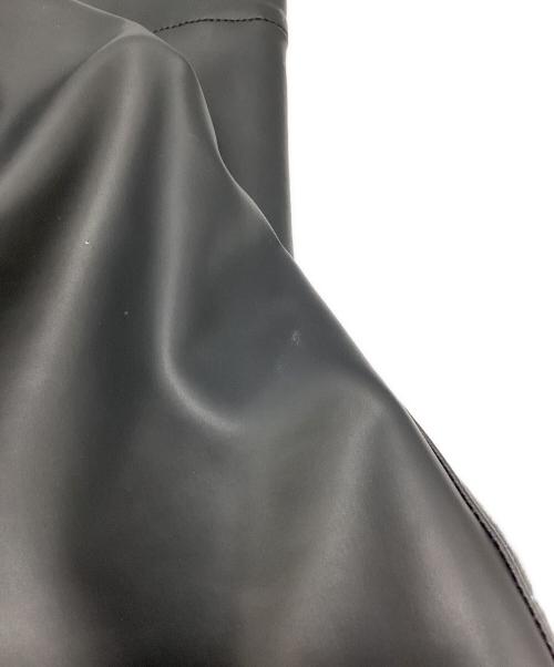 FETICO（フェティコ）FETICO (フェティコ) フェイクレザー ハイライズパンツ ブラック サイズ:記載なしの古着・服飾アイテム
