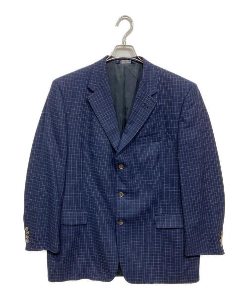 Burberry's（バーバリーズ）Burberry's (バーバリーズ) 3B テーラードジャケット ネイビー サイズ:44Rの古着・服飾アイテム