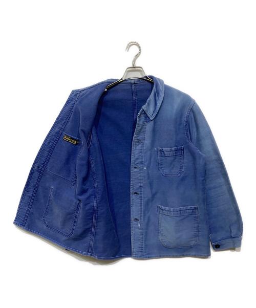 Le Favori（ル ファヴォリ）Le Favori (ル ファヴォリ) モールスキンジャケット ネイビー サイズ:-の古着・服飾アイテム