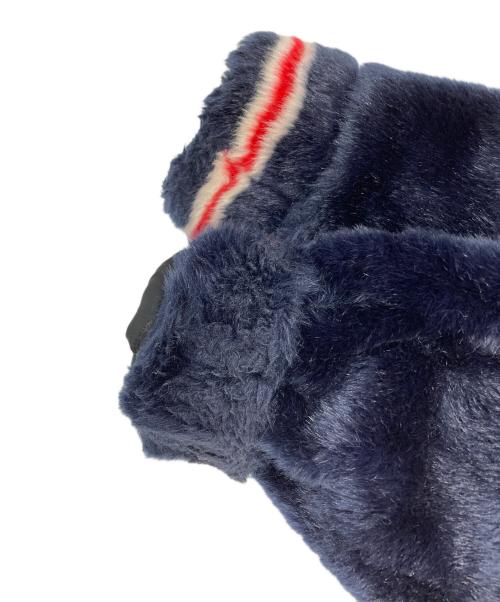 SUPREME（シュプリーム）SUPREME (シュプリーム) Faux Fur Varsity Jacket ネイビー×レッド サイズ:Mの古着・服飾アイテム