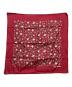 HERMES (エルメス) 花柄スカーフ レッド サイズ:42×42：8000円