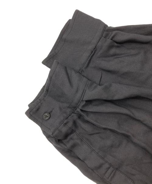 YOKE（ヨーク）YOKE (ヨーク) Modal Twill Double Pocket Open Collar Shirt ネイビー サイズ:1の古着・服飾アイテム