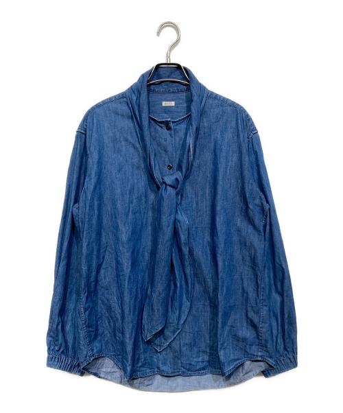 BRILL（ブリル）BRILL (ブリル) ボウタイデニムブラウス インディゴ サイズ:Freeの古着・服飾アイテム