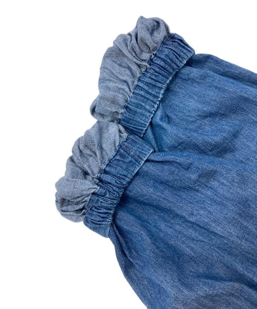 BRILL（ブリル）BRILL (ブリル) ボウタイデニムブラウス インディゴ サイズ:Freeの古着・服飾アイテム