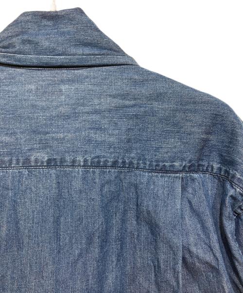 BRILL（ブリル）BRILL (ブリル) ボウタイデニムブラウス インディゴ サイズ:Freeの古着・服飾アイテム