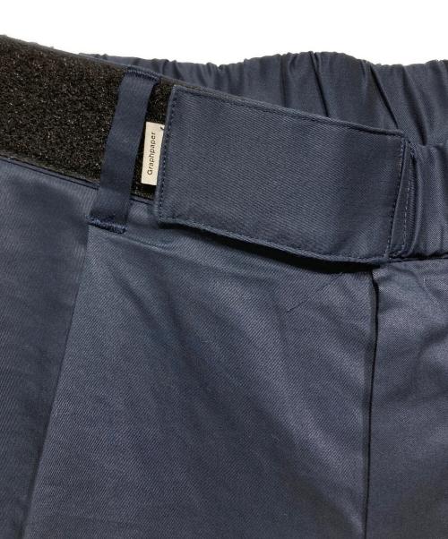 Graphpaper（グラフペーパー）Graphpaper (グラフペーパー) Solotex Twill Slim Waisted Chef Shorts ネイビー サイズ:Freeの古着・服飾アイテム