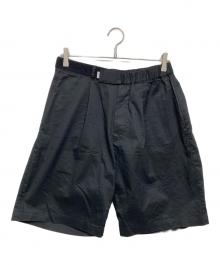 Graphpaper（グラフペーパー）の古着「SOLOTEX TWILL SLIM WAISTED CHEF SHORTS」｜ブラック