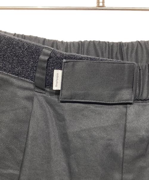 Graphpaper（グラフペーパー）Graphpaper (グラフペーパー) SOLOTEX TWILL SLIM WAISTED CHEF SHORTS ブラック サイズ:O/Sの古着・服飾アイテム