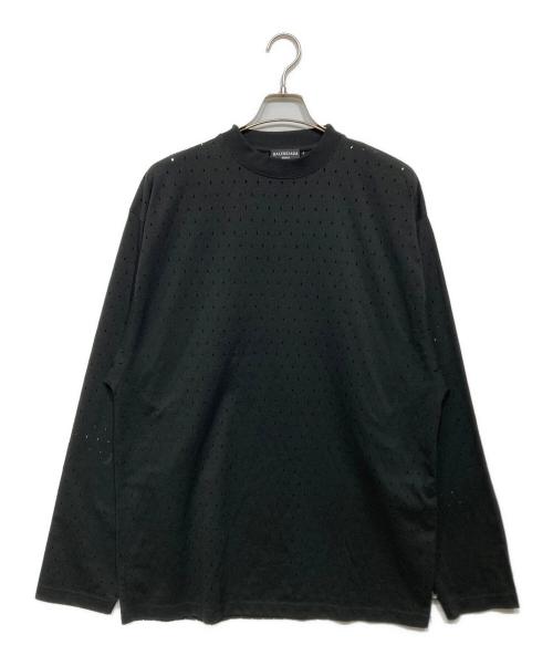 BALENCIAGA（バレンシアガ）BALENCIAGA (バレンシアガ) メッシュオーバーサイズカットソー ブラック サイズ:XSの古着・服飾アイテム