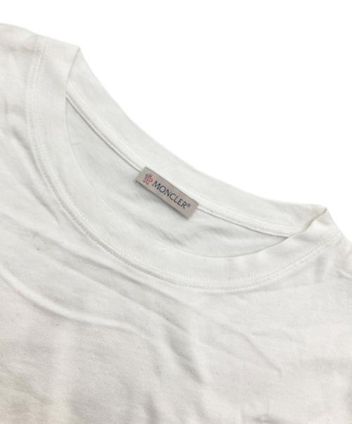 MONCLER（モンクレール）MONCLER (モンクレール) FRAGMENT DESIGN (フラグメントデザイン) MAGLIA T-SHIRT ホワイト サイズ:Lの古着・服飾アイテム