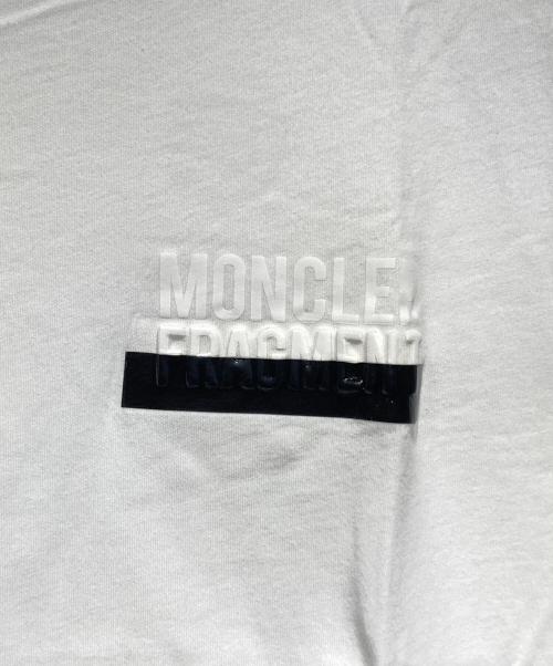MONCLER（モンクレール）MONCLER (モンクレール) FRAGMENT DESIGN (フラグメントデザイン) MAGLIA T-SHIRT ホワイト サイズ:Lの古着・服飾アイテム