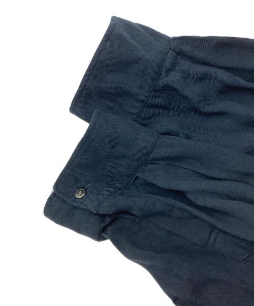 Graphpaper（グラフペーパー）Graphpaper (グラフペーパー) SIDOGRAS Twill Viscose Oversized Sleeping Shirt ネイビー サイズ:1の古着・服飾アイテム