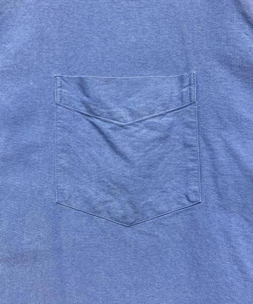 Graphpaper（グラフペーパー）Graphpaper (グラフペーパー) バンドカラーシャツ ブルー サイズ:2の古着・服飾アイテム