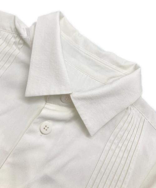IM MEN（アイム メン）IM MEN (アイム メン) プリーツシャツ ホワイト サイズ:2の古着・服飾アイテム