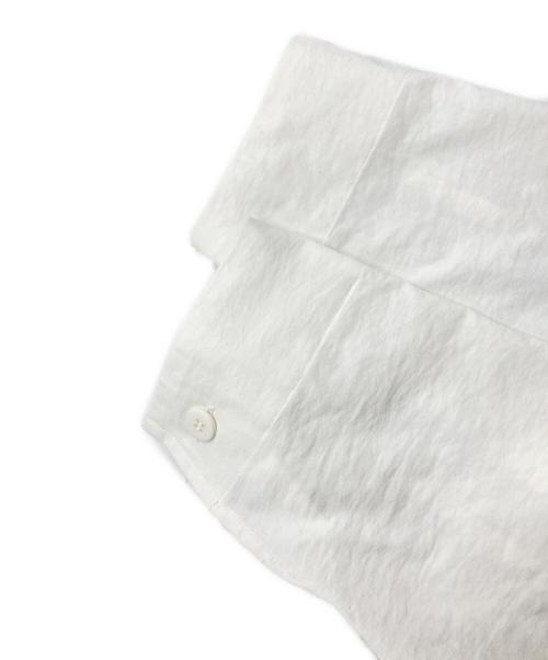 IM MEN（アイム メン）IM MEN (アイム メン) プリーツシャツ ホワイト サイズ:2の古着・服飾アイテム