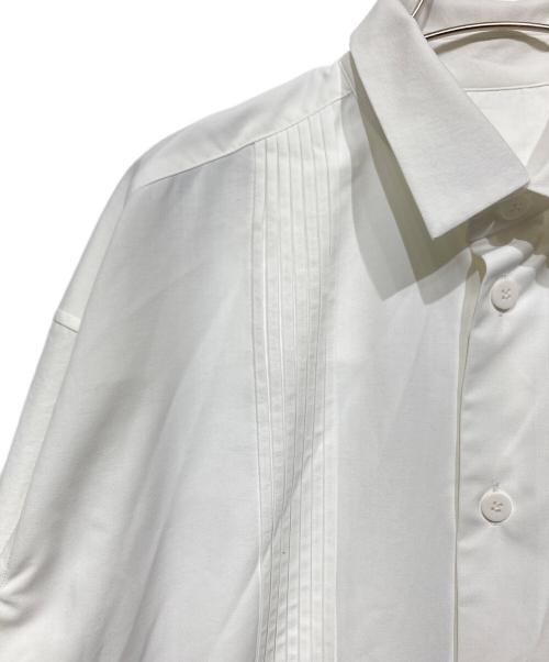 IM MEN（アイム メン）IM MEN (アイム メン) プリーツシャツ ホワイト サイズ:2の古着・服飾アイテム