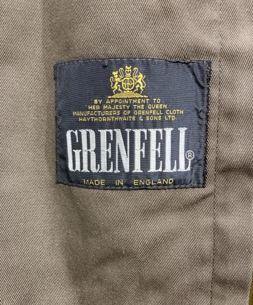 GRENFELL（グレンフェル）GRENFELL (グレンフェル) ステンカラーコート ブラウン サイズ:不明の古着・服飾アイテム