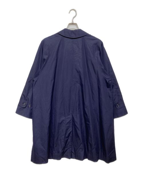 GRENFELL（グレンフェル）GRENFELL (グレンフェル) Aライン ステンカラーコート ネイビー サイズ:36の古着・服飾アイテム