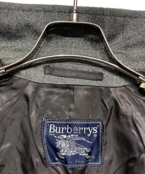Burberry's（バーバリーズ）Burberry's (バーバリーズ) ヘリンボーンツイードコート グレー サイズ:不明の古着・服飾アイテム