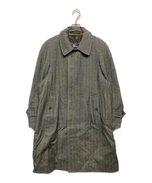 Burberry's（バーバリーズ）Burberry's (バーバリーズ) ヘリンボーンツイードコート グレー サイズ:不明の古着・服飾アイテム